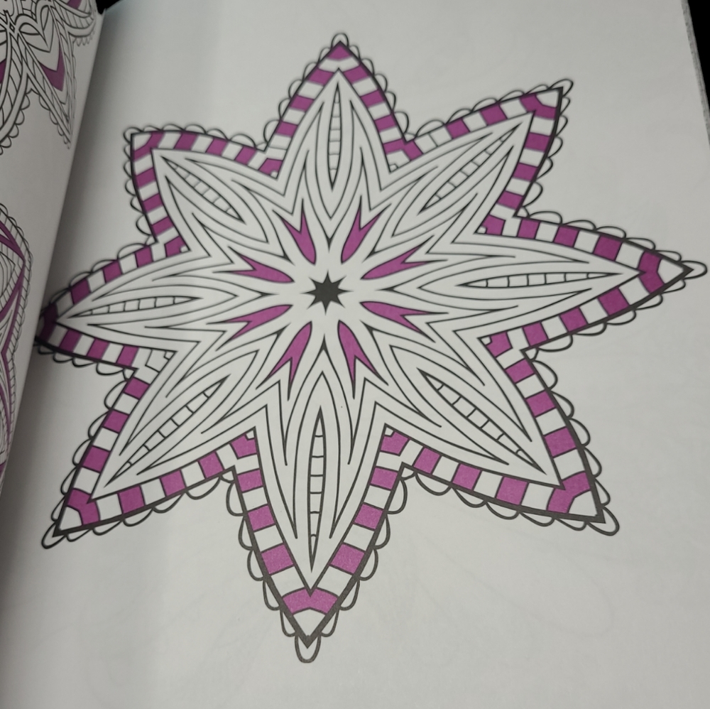 2 NEW ANY AGE COLORING BOOKS BEAUTIFUL COLORING 2016 & FLOWERS 2015 - Picture 7 of 10